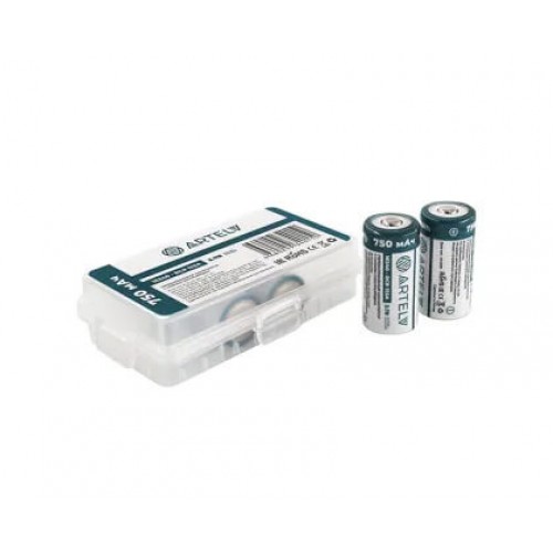 Аккумуляторные батареи RCR123 ARTELV 3.7V Li-Ion 750 mAh в Новокуйбышевске