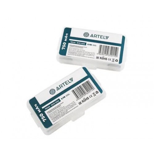 Аккумуляторные батареи RCR123 ARTELV 3.7V Li-Ion 750 mAh в Новокуйбышевске