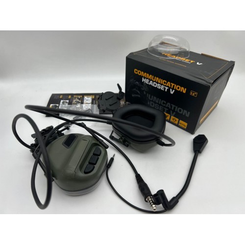 "COMMUNICATION HEADSET V" Активные тактические наушники для стрельбы в Новокуйбышевске