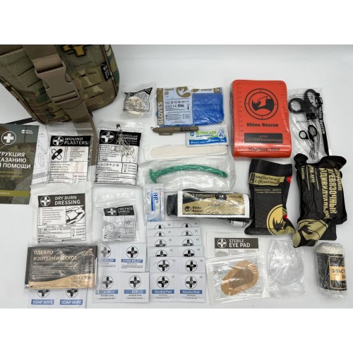 Военная тактическая аптечка RHINO RESCUE 25в1 в Новокуйбышевске