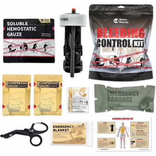 Комплект для остановки кровотечений «Bleeding Control Kit» Rhino Rescue в Новокуйбышевске