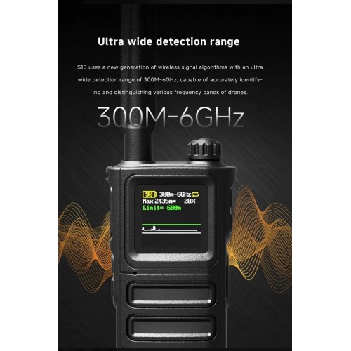 Детектор-обнаружитель дронов SKYDROID S-10 / «СОКОЛ 10» в Новокуйбышевске портативный всенаправленный