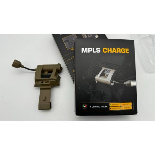 Нашлемный тактический фонарь MPLS Charge аккумуляторный в Новокуйбышевске