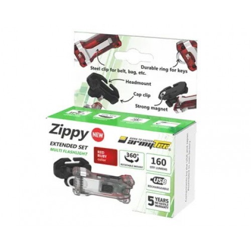 Наключный фонарь Armytek Zippy Extended Set (Red Ruby) в Новокуйбышевске