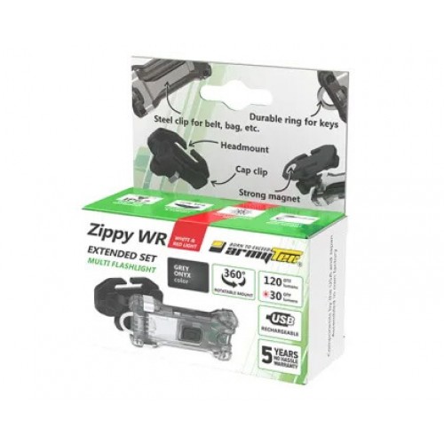 Наключный фонарь Armytek Zippy Extended Set WR (Grey Onyx) в Новокуйбышевске
