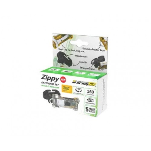 Наключный фонарь Armytek Zippy Extended Set (Yellow Amber) в Новокуйбышевске