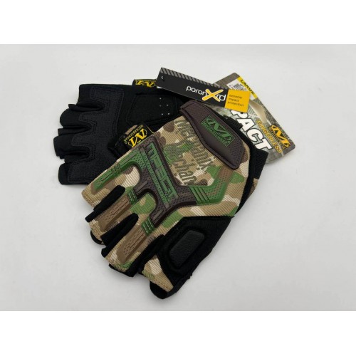 Перчатки тактические “MECHANIX M-PACT” механикс беспалые в Новокуйбышевске
