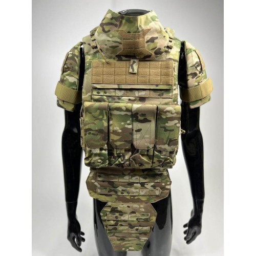 Разгрузка / плитник “UNIVERSAL ARMOR” + чехол для защиты плеч + чехол напашника + чехол для защиты шеи (без баллистики) в Новокуйбышевске